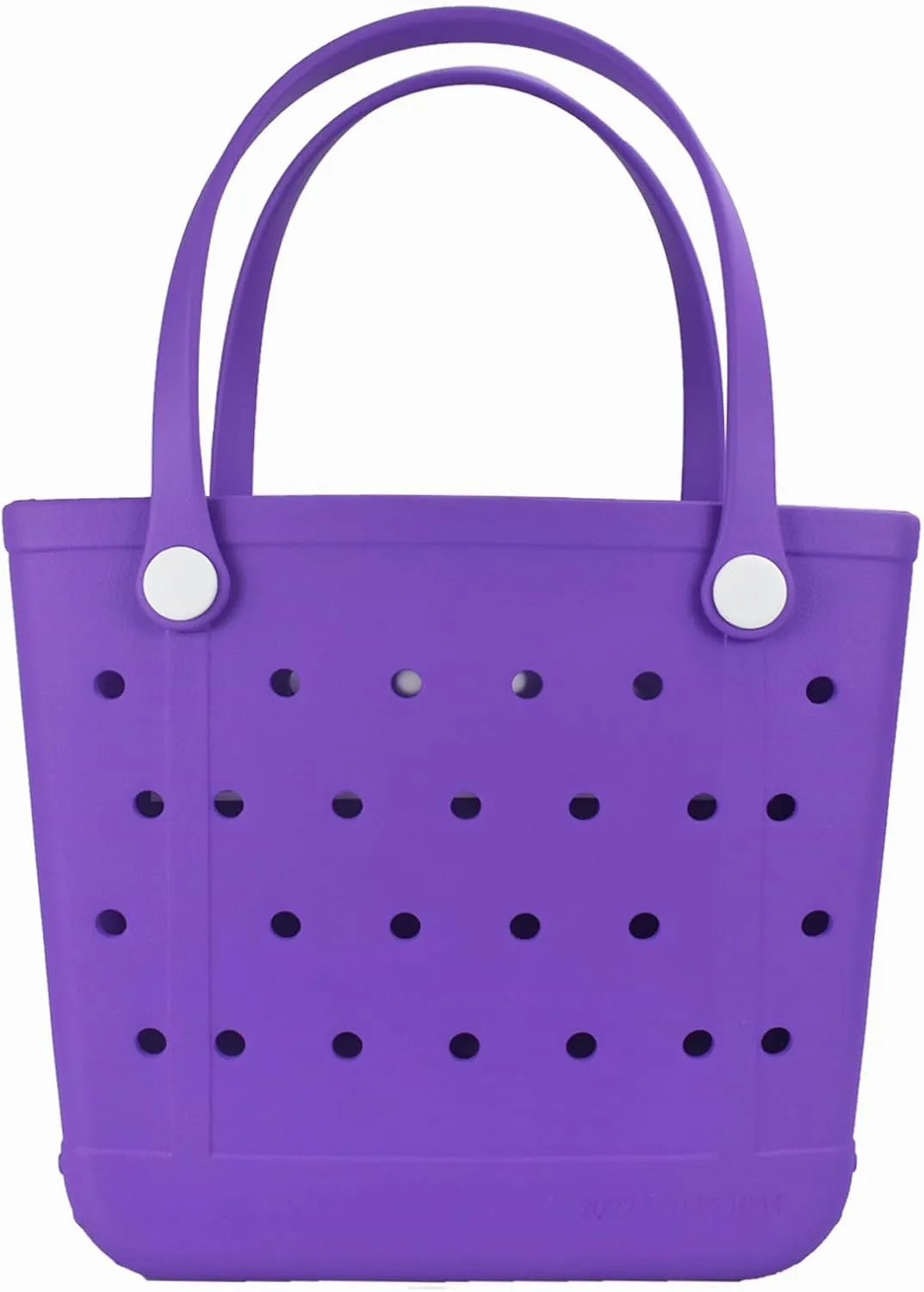 Medium Beach Bag, Waterproof Rubber Beach Bag, Washable Open Tote Bag Durable Tote Travel Bags for Outdoor Sport