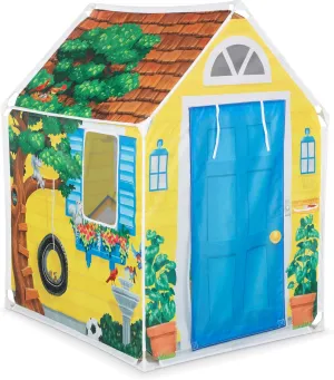 Melissa & Doug Cozy Cottage Fabric Play Tent and Storage Tote , Yellow