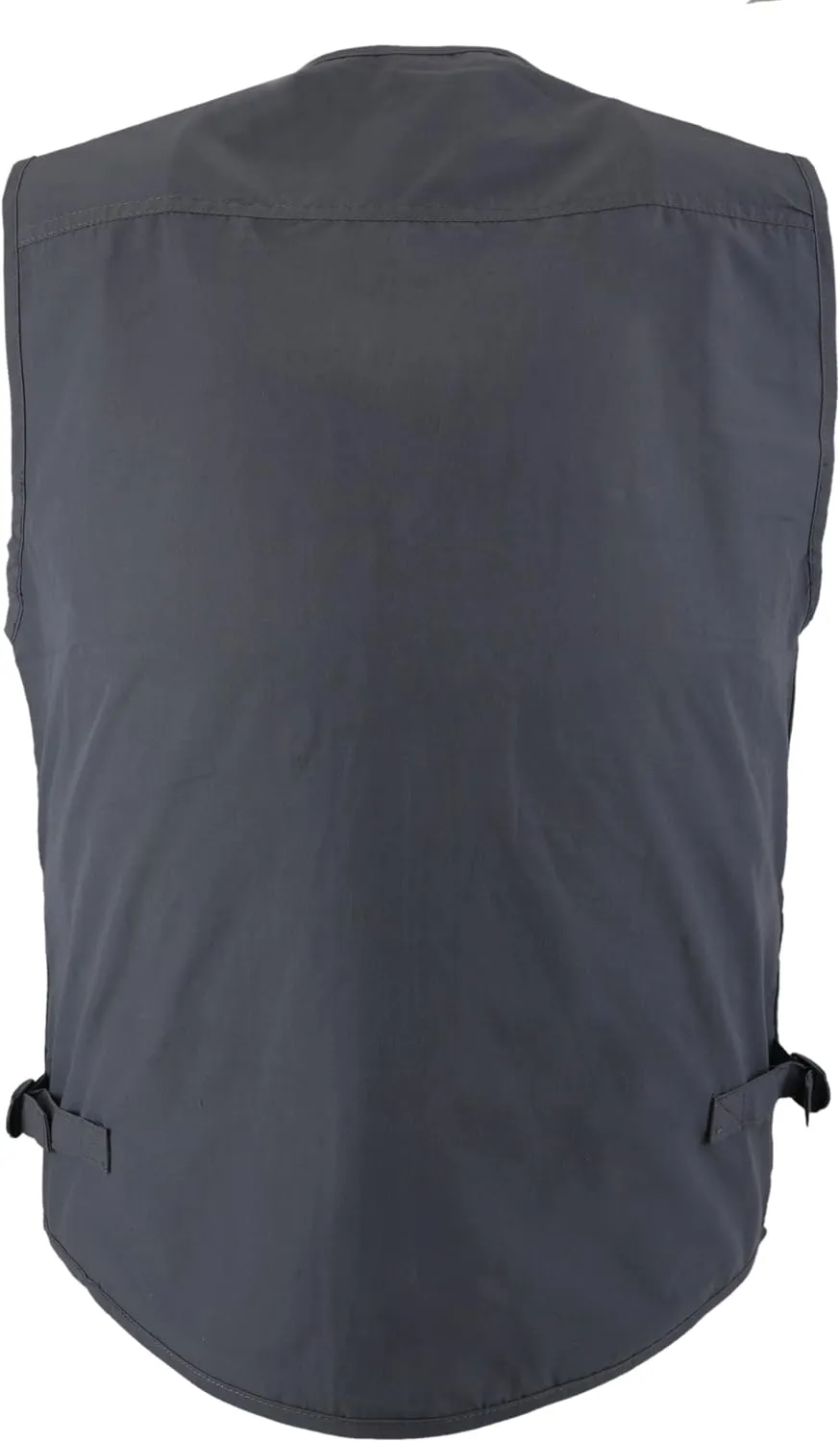 Men's Poplin Outdoors Travel Sports Multi-Pockets Work Fishing Vest