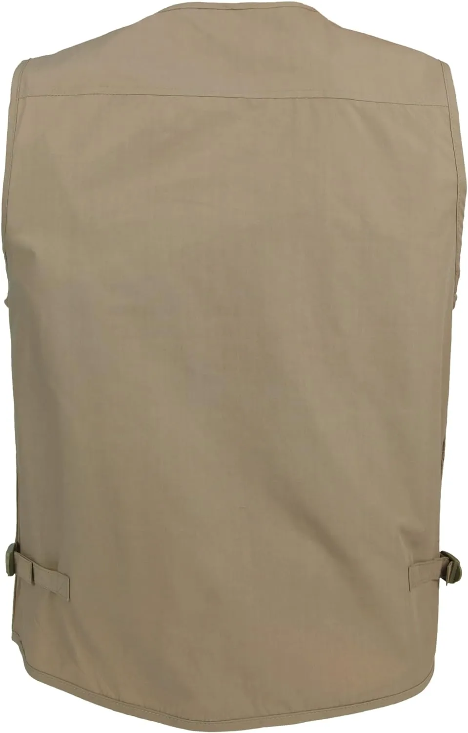 Men's Poplin Outdoors Travel Sports Multi-Pockets Work Fishing Vest