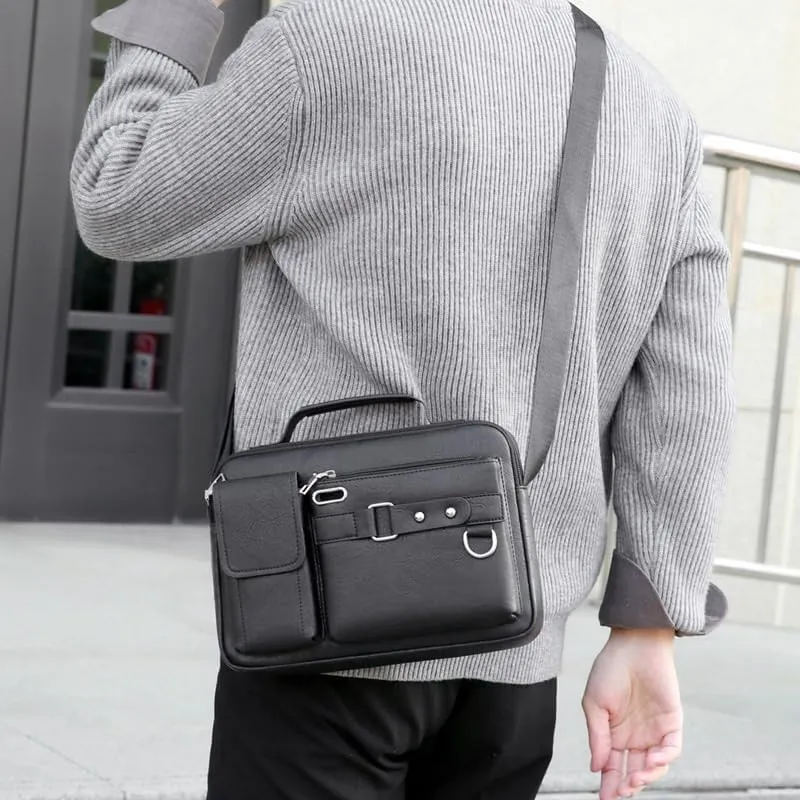 Men's Shoulder Bag Casual Crossbody Bag Business Handbag Office Workplace