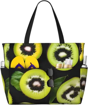 Mermaid Tattoo Spacious Large Capacity Beach Travel Bag - Foldable Beach Bag Tote Bag With Zipper