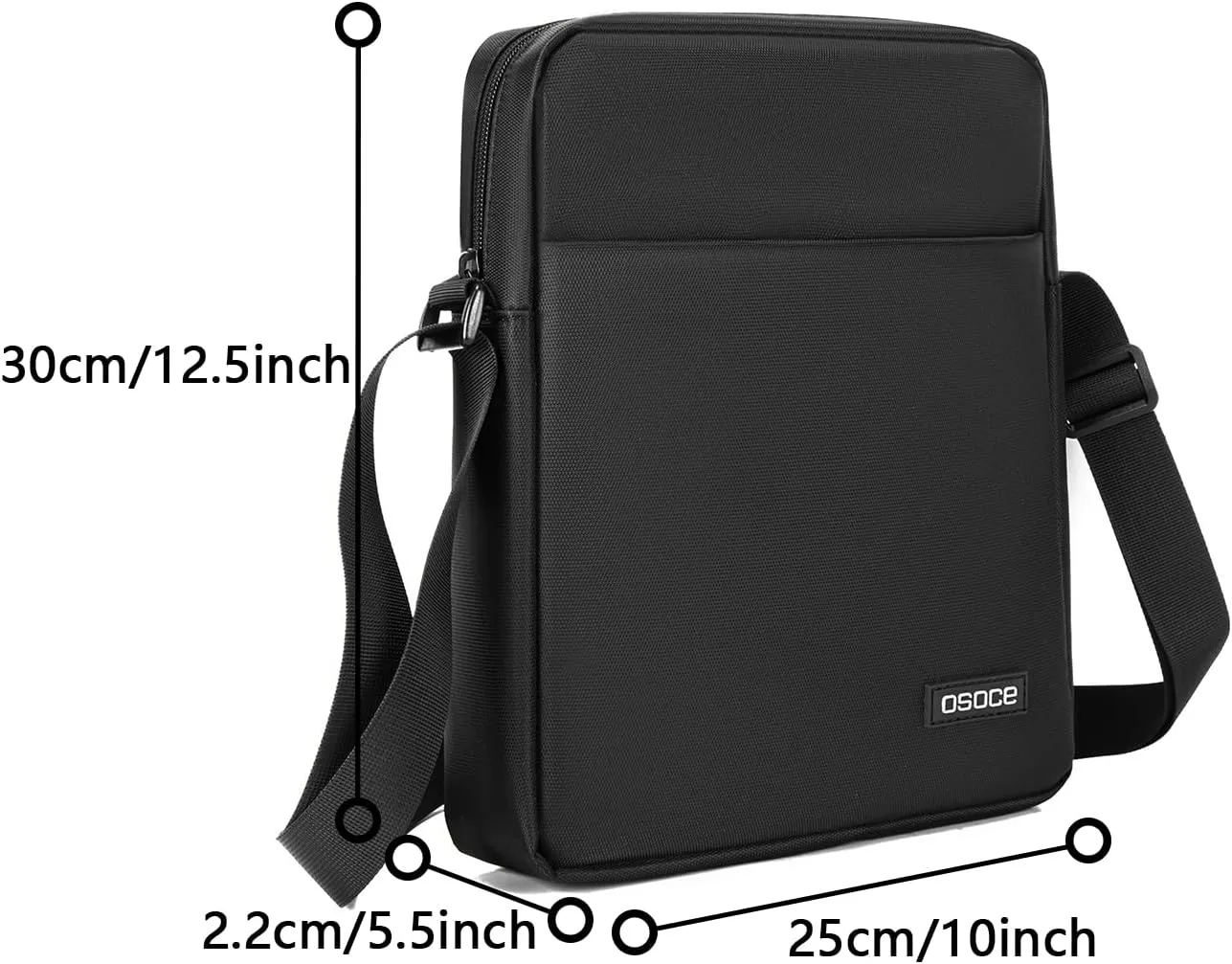 Messenger Bag, Crossbody Bag Shoulder Bag for Men Water Resistant Man Bag Man Purse for Business Office