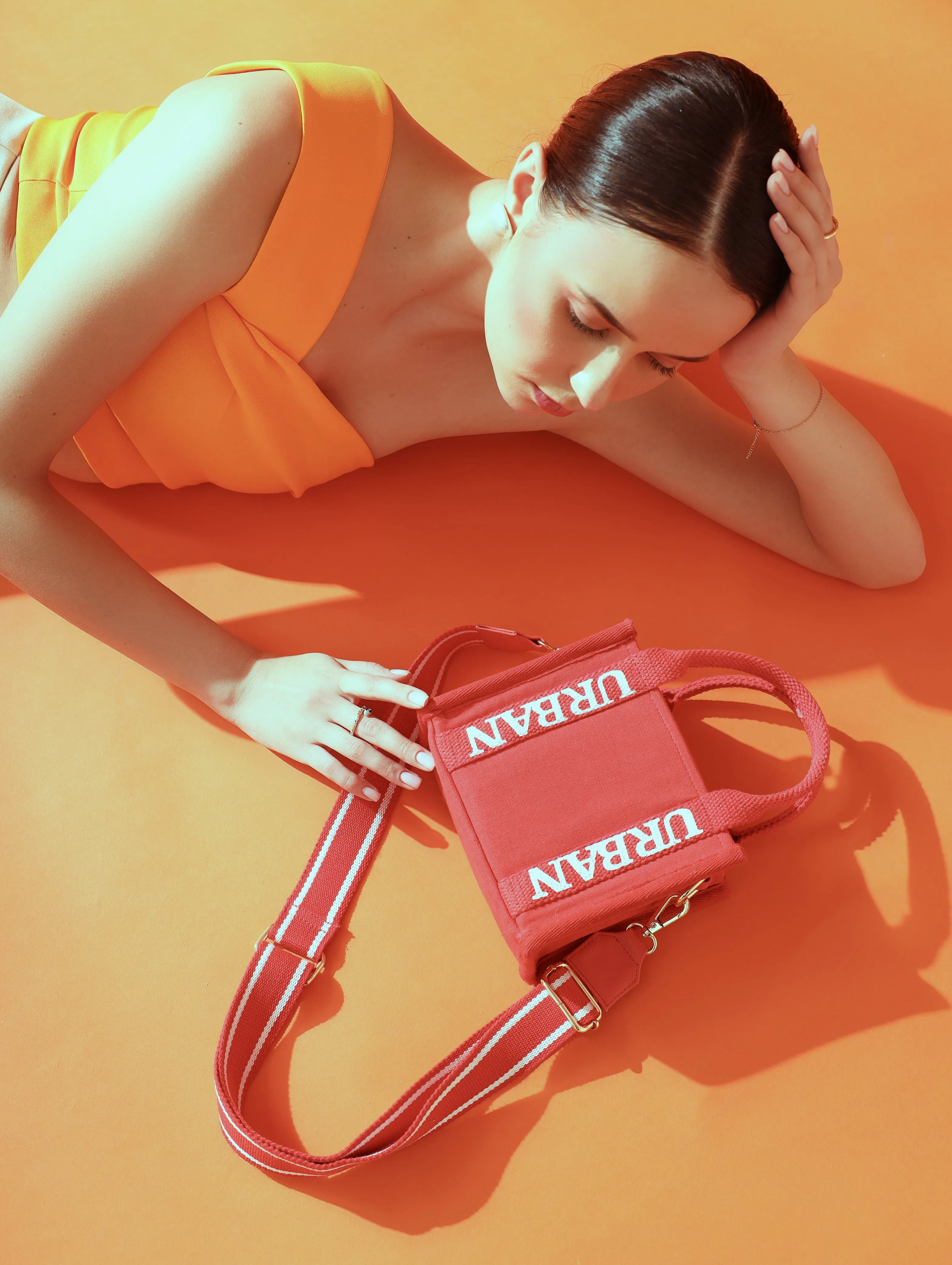 MINI URBAN TOTE RED