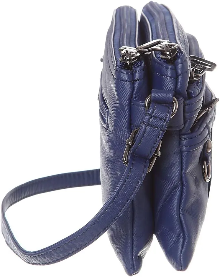 MINICAT Treble Pockets Small Crossbody Purse Cell Phone Purse Shoulder Bags for Women