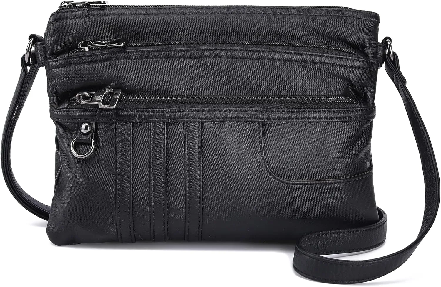 MINICAT Treble Pockets Small Crossbody Purse Cell Phone Purse Shoulder Bags for Women
