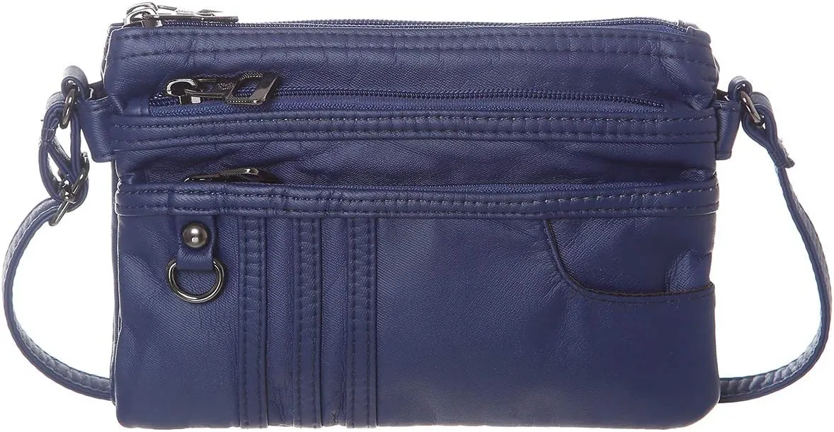 MINICAT Treble Pockets Small Crossbody Purse Cell Phone Purse Shoulder Bags for Women