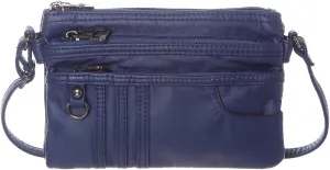 MINICAT Treble Pockets Small Crossbody Purse Cell Phone Purse Shoulder Bags for Women