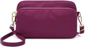 MINTEGRA Crossbody Bag for Women, Lightweight Purses Nylon Small Shoulder Bag Satchel