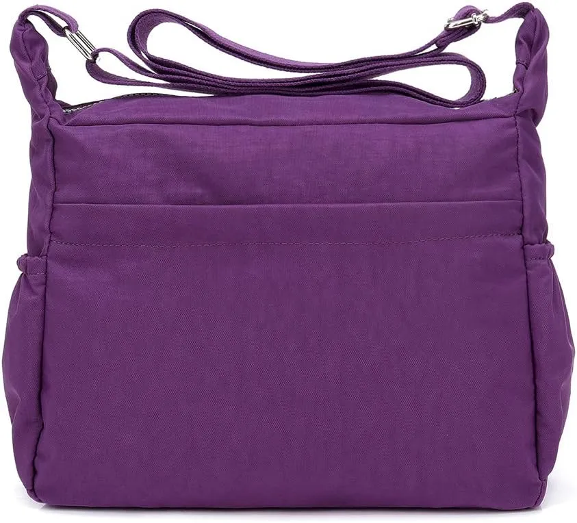 MINTEGRA Crossbody Bag for Women Nylon Waterproof Shoulder Purse Messenger Bag Lightweight Pocketbooks