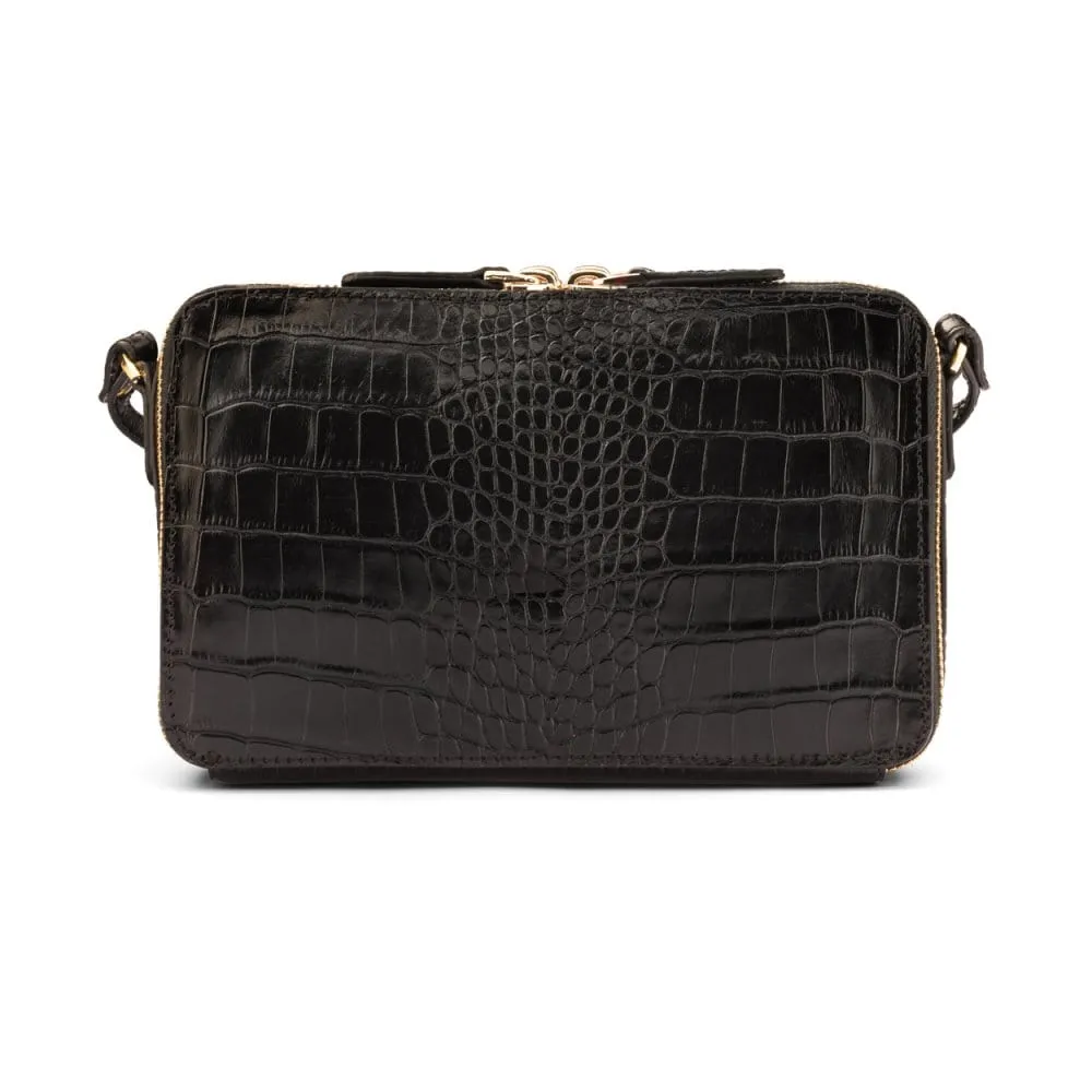 Miranda Bag - Black Croc-Effect