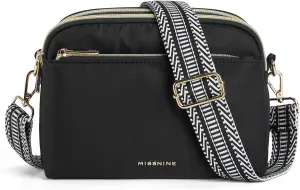 Missnine Small Crossbody Bags for Women, Travel Handbags and Purses, Trendy Nylon Shoulder Bag with Adjustable Strap