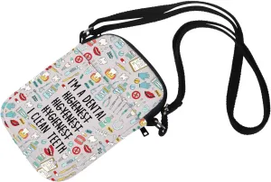 MNIGIU Funny Dentist Gift Dental Crossbody Bag Dentist Graduation Gift New Dentist Gift Dental Student Grad Gift