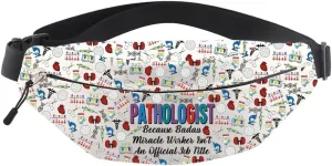 MNIGIU Funny Pathologist Gift Pathology Crossbody Bag Pathologist Graduation Gift Pathologist Bum Bag
