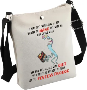 MNIGIU Funny Smiling-F Gift Landlord Crossbody Bag Smiling-F Lover Gift Smiling-F Merchandise For Landlord Fans