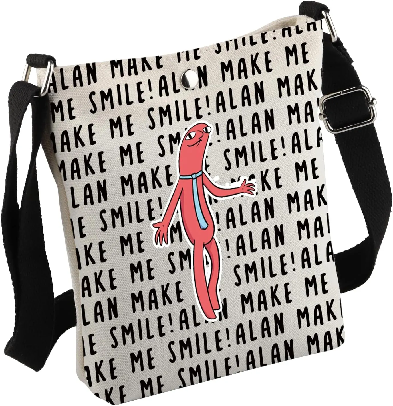 MNIGIU Funny Smiling-F Gift Pim Charlie Alan Glep Crossbody Bag Smiling-F Lover Gift Smiling-F Merch For Women