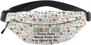 MNIGIU Neurology Nurse Gift Neuro Nurse Crossbody Bag Brain Nurse Graduation Gift Neuroscience Nurse Bum Bag