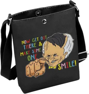 MNIGIU Smiling-F Cartoon Inspired Gift Boss Crossbody Bag Smiling-F Lover Gift Smiling-F Merch For Boss Fans