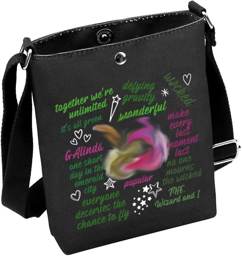 MNIGIU W Musical Inspired Gift W Crossbody Bag W Musical Lover Gift For Actor Actress