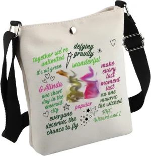 MNIGIU W Musical Inspired Gift W Crossbody Bag W Musical Lover Gift For Actor Actress