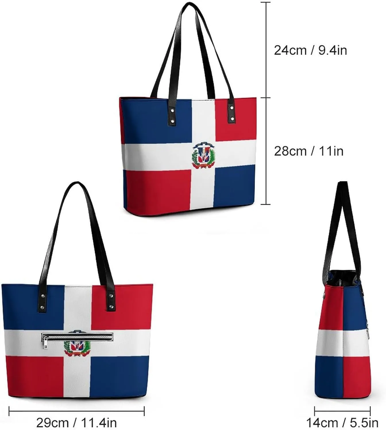 Mongolia Flag Hobo Bag Women Fashionable Tote with Spacious Interior for Daily Use