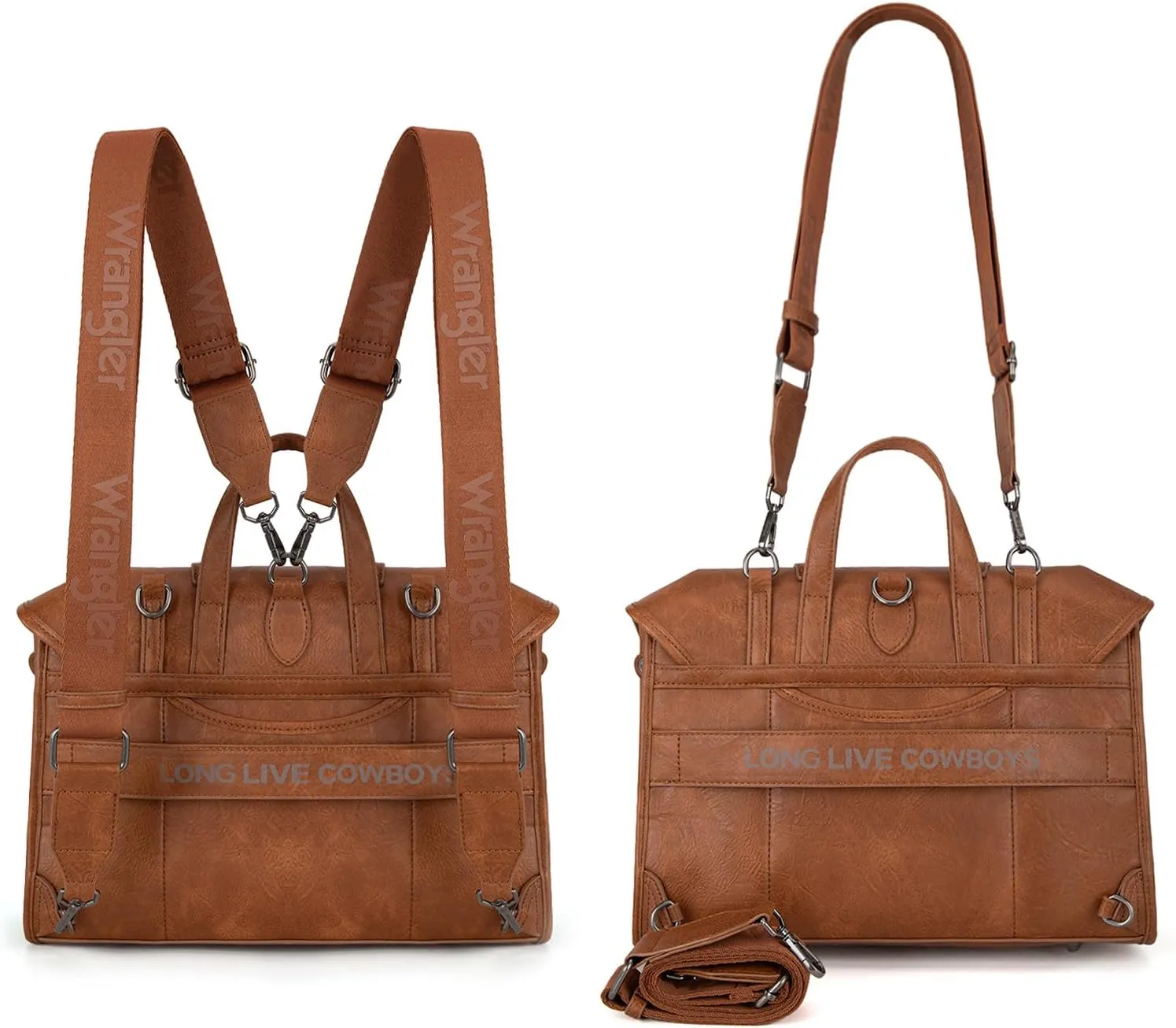 Montana West Wrangler Convertible Backpack for Women Briefcase Messenger Bag Professional Computer Work Bag for Business/Travel/Office