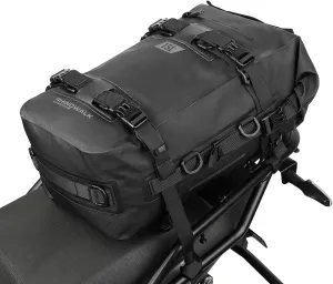 Motorcycle Tail Bag Waterproof Rear Rack Trunk Rhinowalk Motorcycle Seat Bag(Black, 15L)