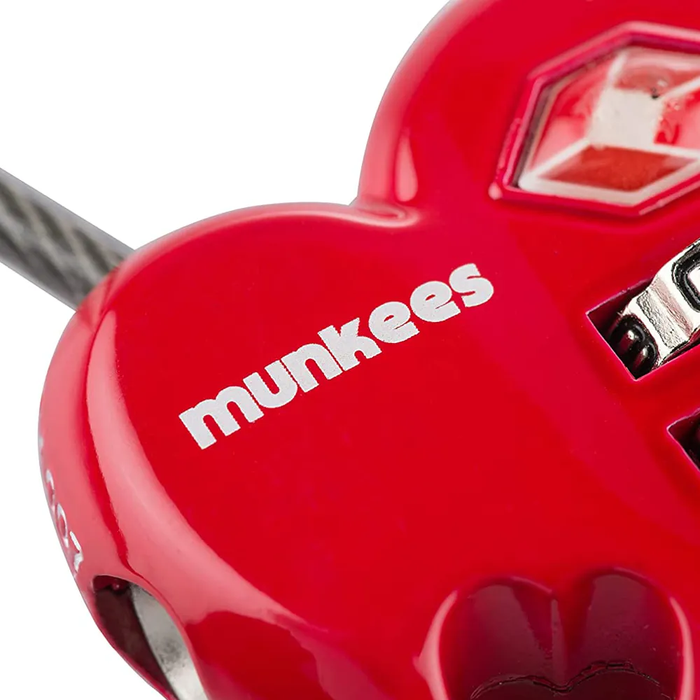 Munkees TSA Combination Heart Lock