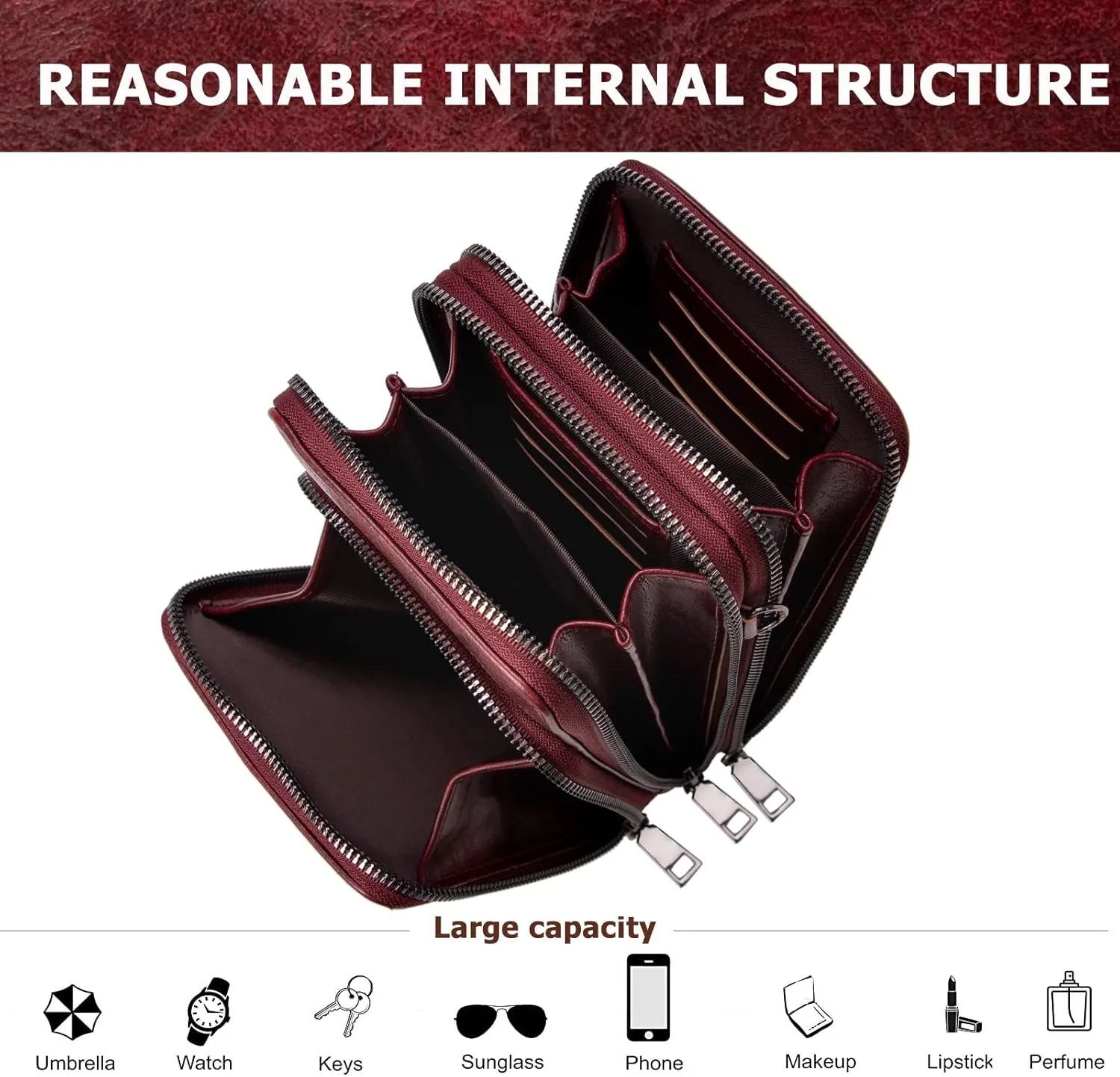 myfriday Small Crossbody Cell Phone Bag for Women, Mini Over Shoulder Handbag Purse with Credit Card Slots
