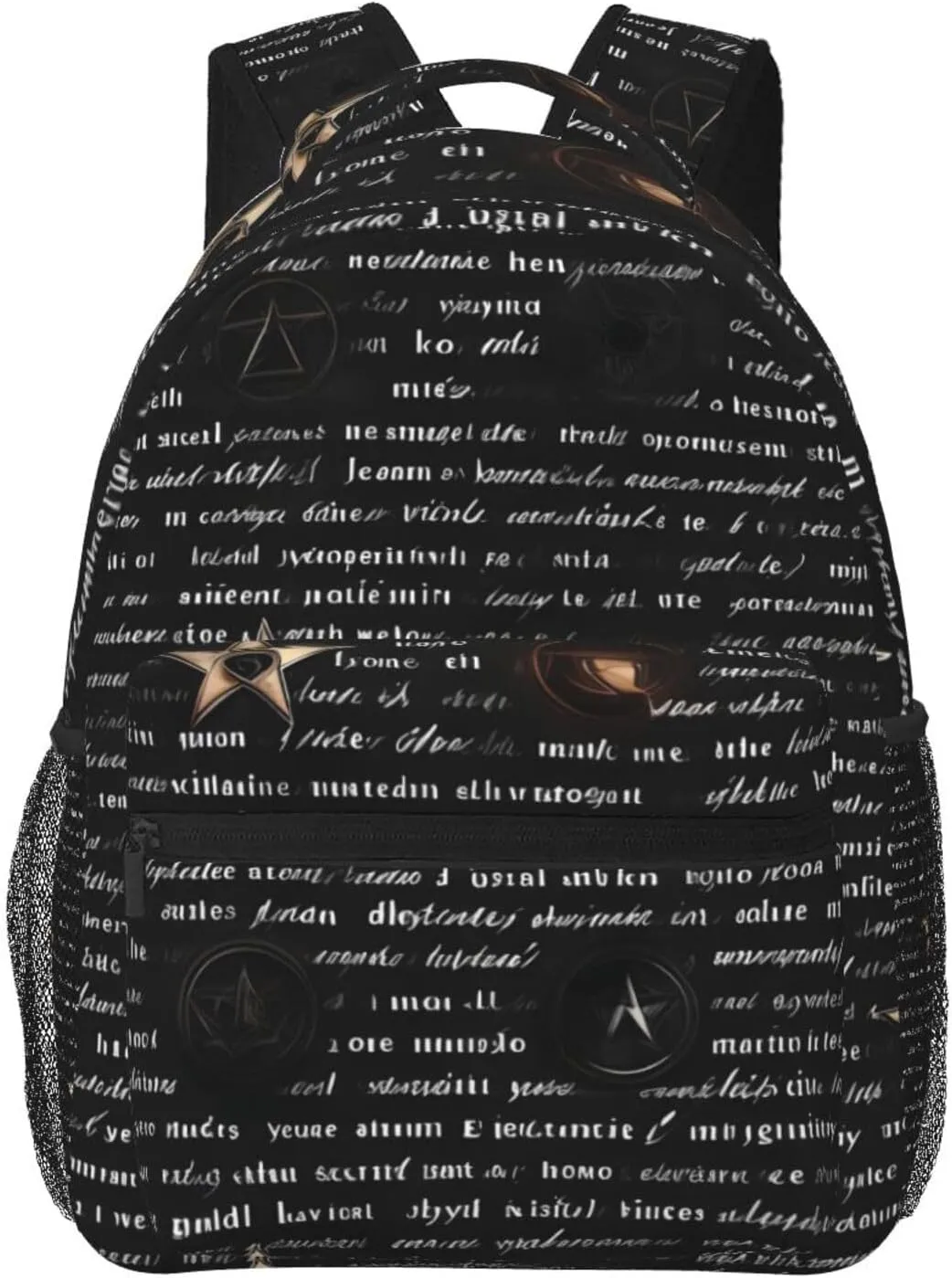 Mysterious Text Casual Backpacks, Duffel Bags, Travel Bags For Work, Hiking, Camping, Outdoor Activities And More.