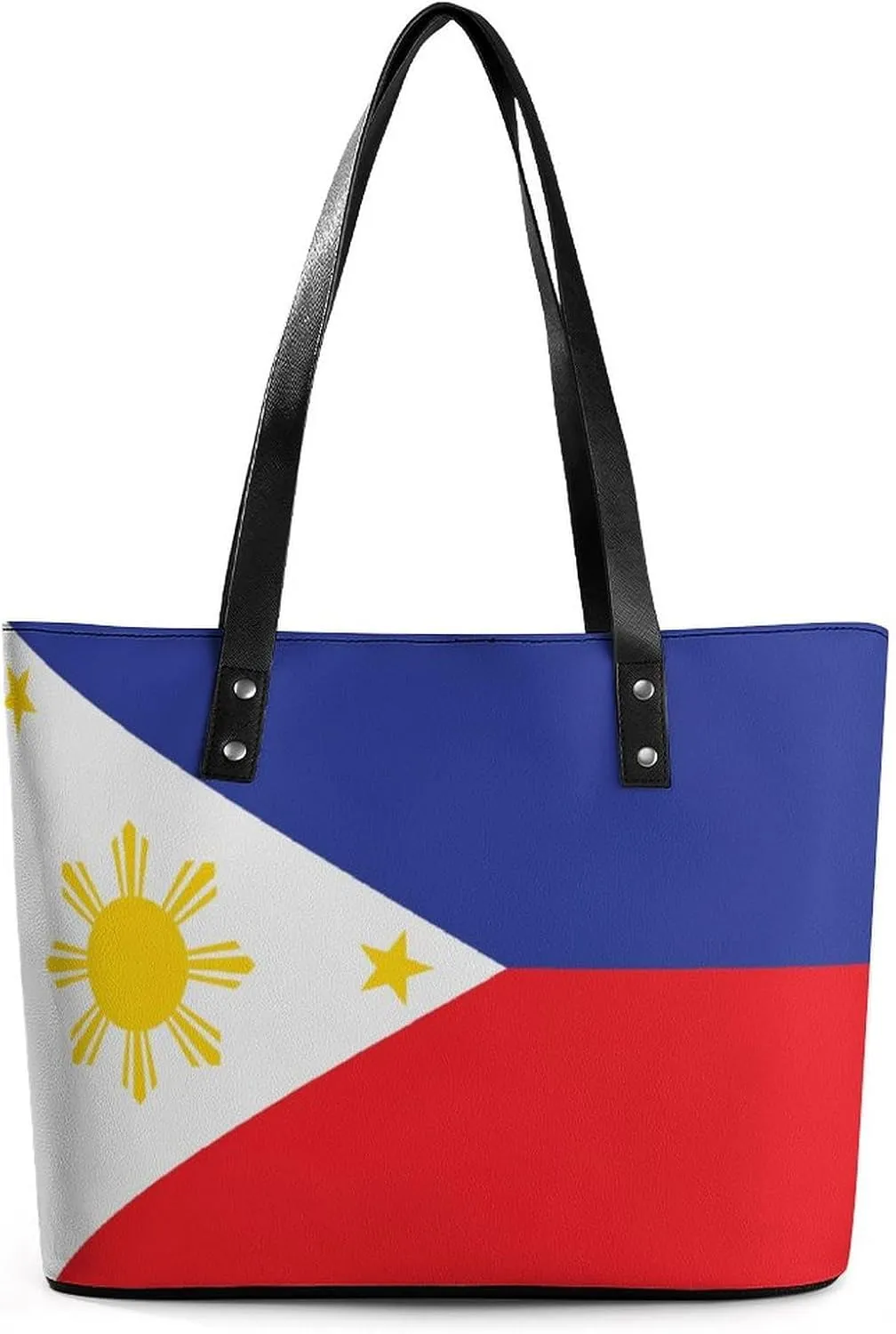 Namibia Flag Leather Tote Handbag for Women Spacious Work Bag Stylish Hobo Purse