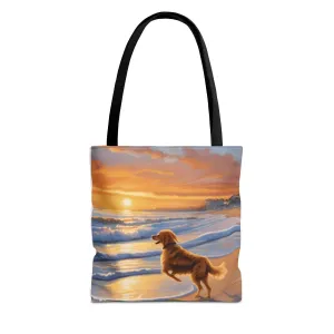 Nautica Tote Bag Canine on the Beach