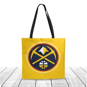 NBA Denver Nuggets Fans Polyester Canvas Tote Bag - Durable and Stylish