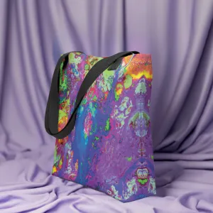 Neon Vitality Tote Bag