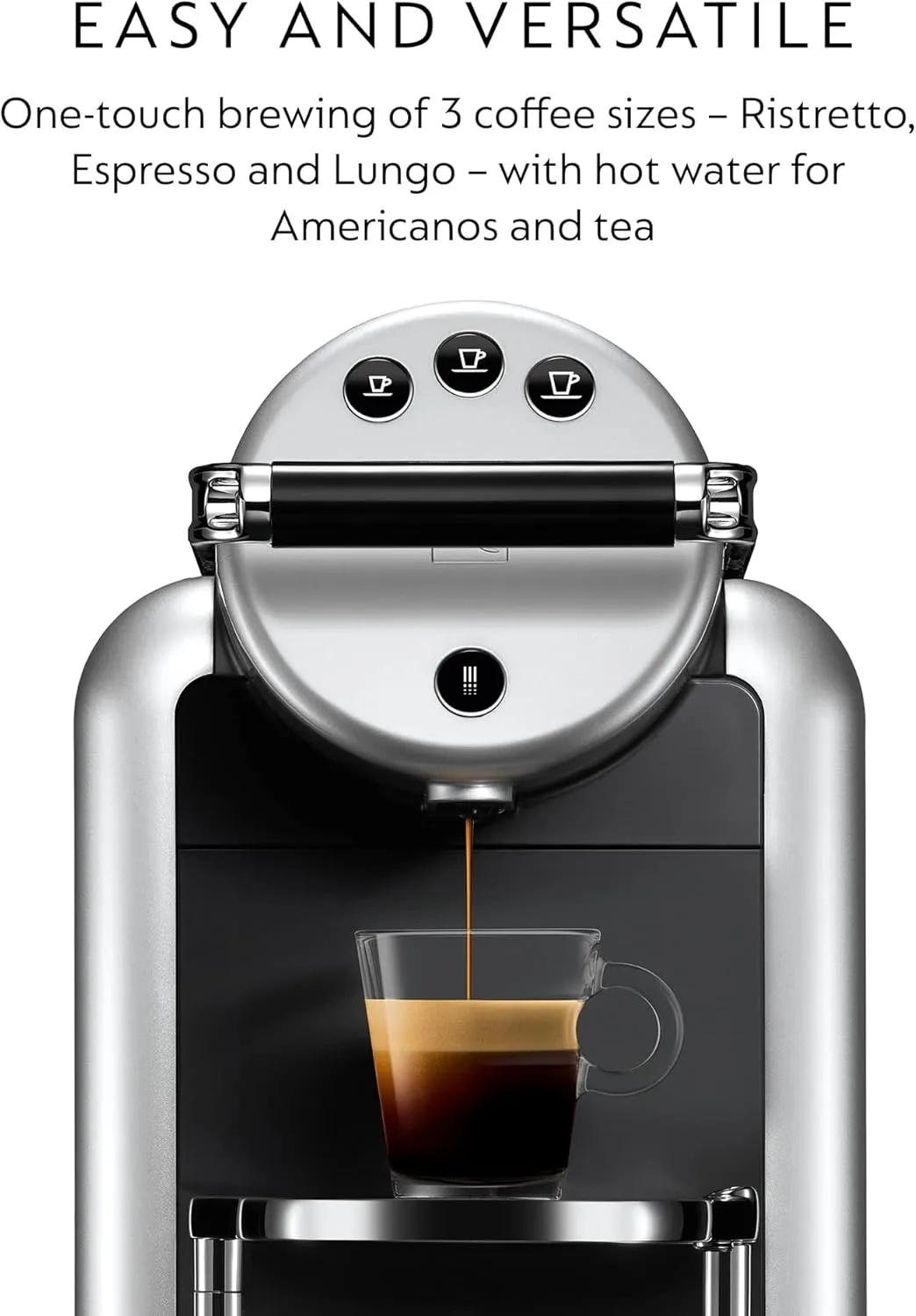 Nespresso Professional Coffee Starter Bundle for Small Businesses, Zenius Professional Coffee Machine, Taste Experience Coffee Sampling Box, Recycling Bin and Bags to recycle used capsules