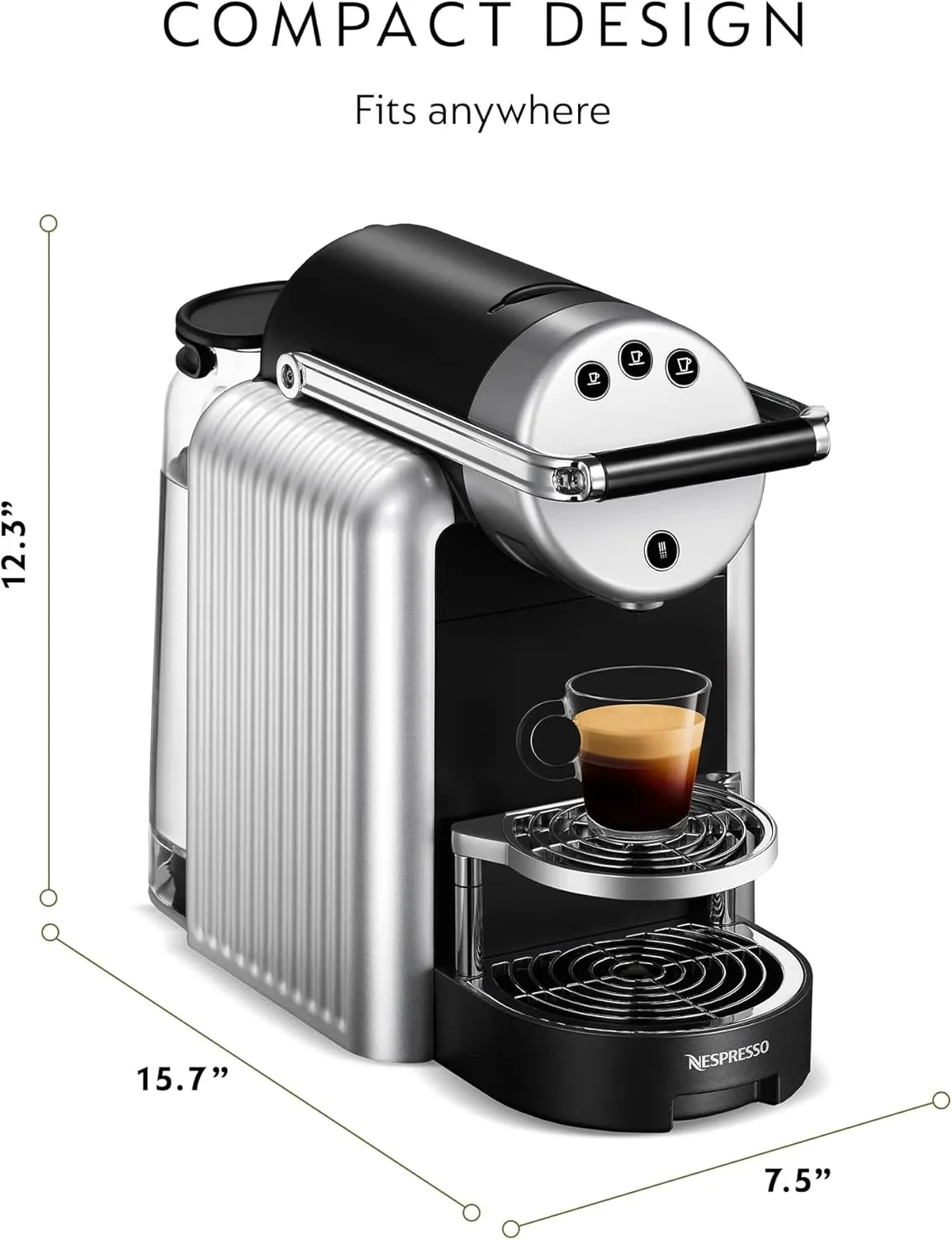 Nespresso Professional Coffee Starter Bundle for Small Businesses, Zenius Professional Coffee Machine, Taste Experience Coffee Sampling Box, Recycling Bin and Bags to recycle used capsules