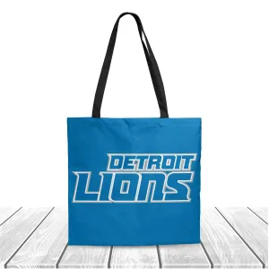 NFL Detroit Lions NFL Polyester Canvas Tote Bag – Durable and Stylish