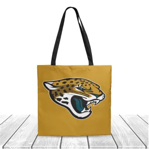 NFL Jacksonville Jaguars Polyester Canvas Tote Bag – Durable and Stylish