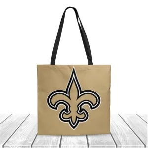NFL New Orleans Saints Fans Gear Polyester Canvas Tote Bag – Durable and Stylish