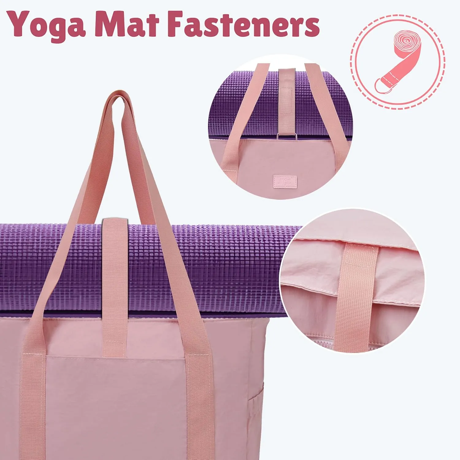NGIL Yoga Tote Bag, Gym Tote Bag,Work Nurse Tote Bag for Women, Computer Tote for Laptop, Travel Tote Shoulder Bag for Women