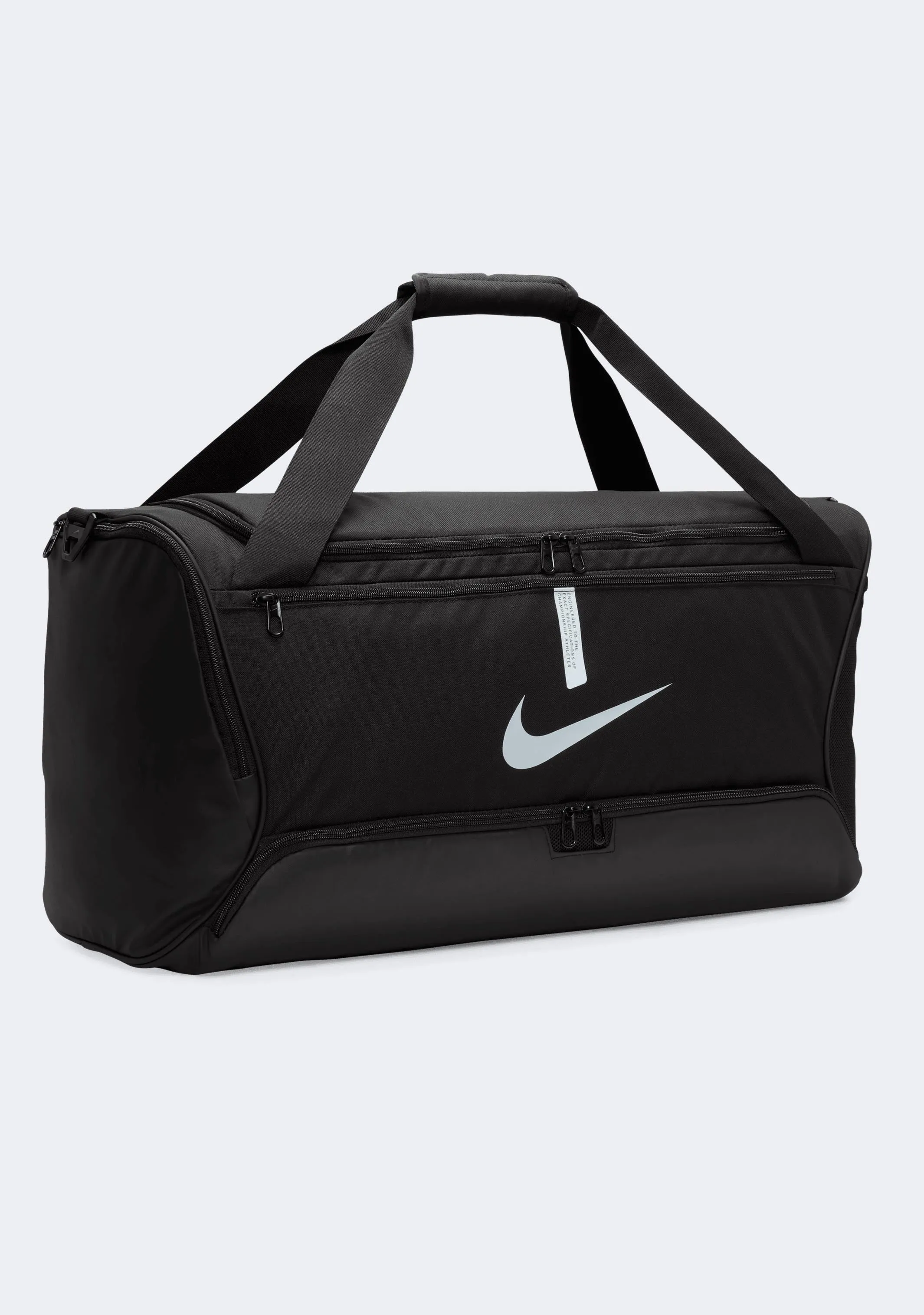 Nike Academy Team Football Duffel Bag Medium Black - 60L