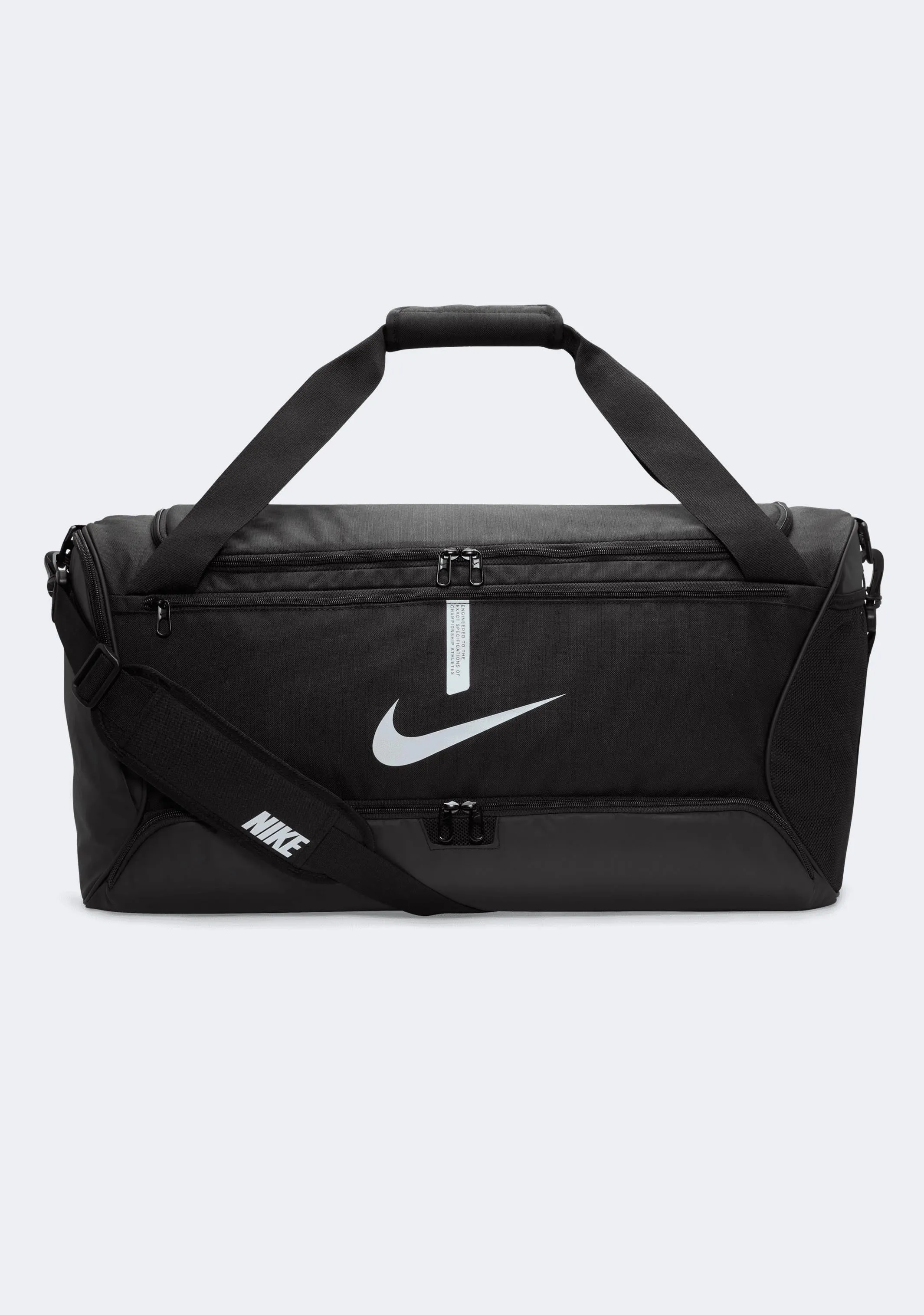Nike Academy Team Football Duffel Bag Medium Black - 60L