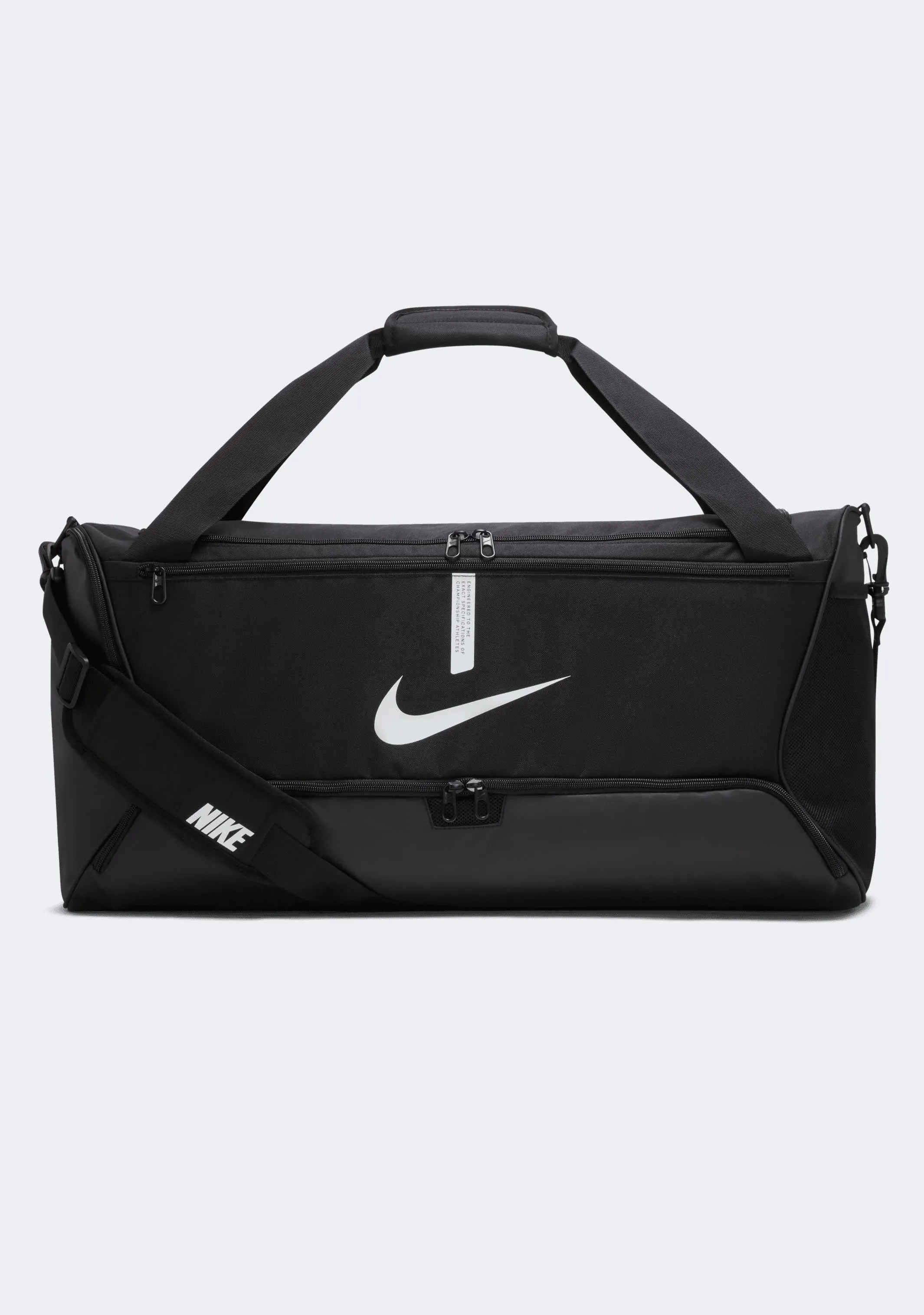 Nike Academy Team Football Duffel Bag Medium Black - 60L