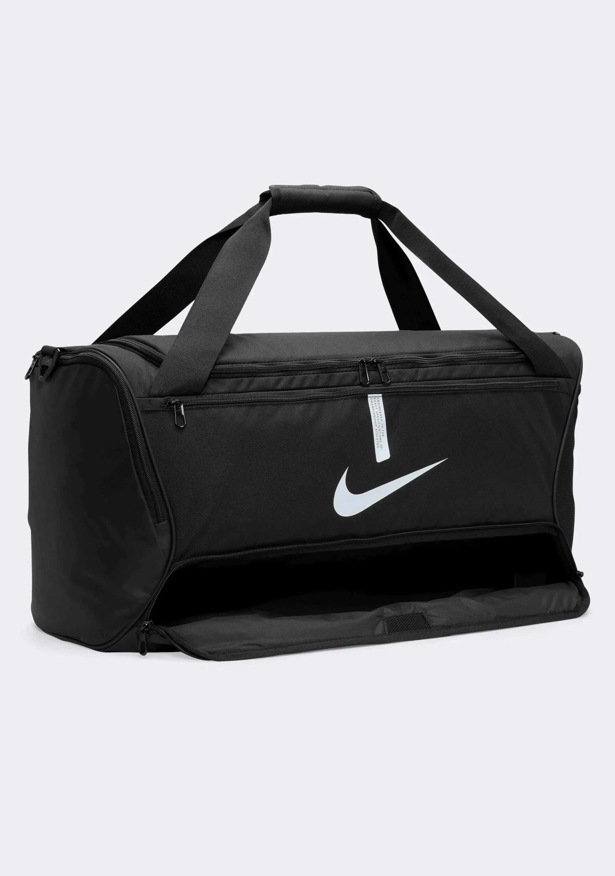 Nike Academy Team Football Duffel Bag Medium Black - 60L