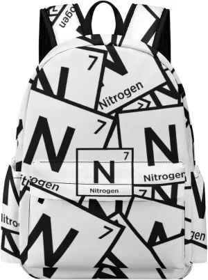 Nitrogen Element Fashion Laptop Backpack Purse Travel Backpack Casual Shoulder Bag for Work Shopping Camping