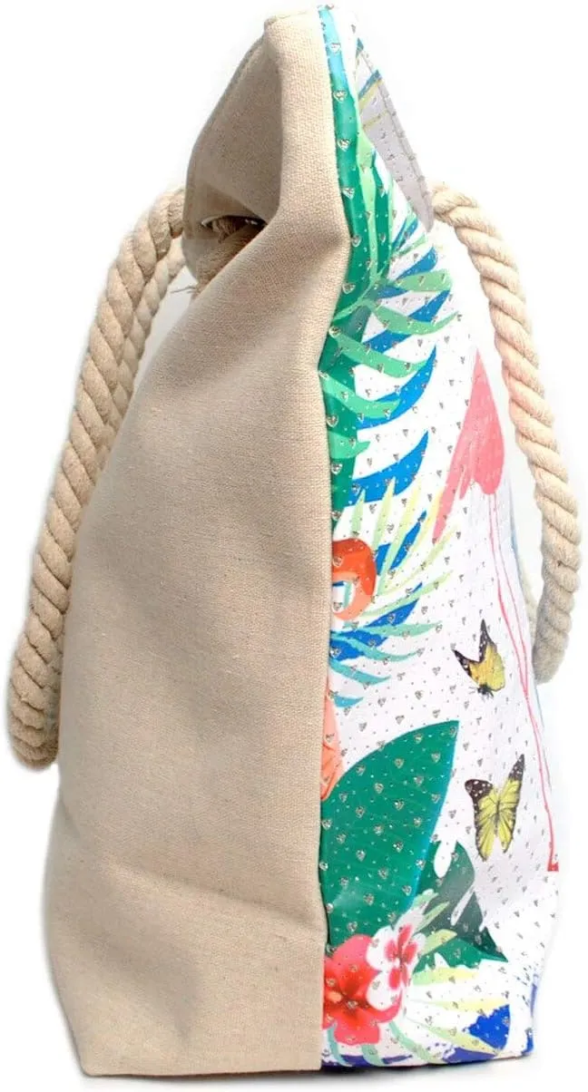 Nollia Women's Summer Tote Bag, Large Shoulder Bag   Great for Beaches, Boardwalks & Vacation Fun!