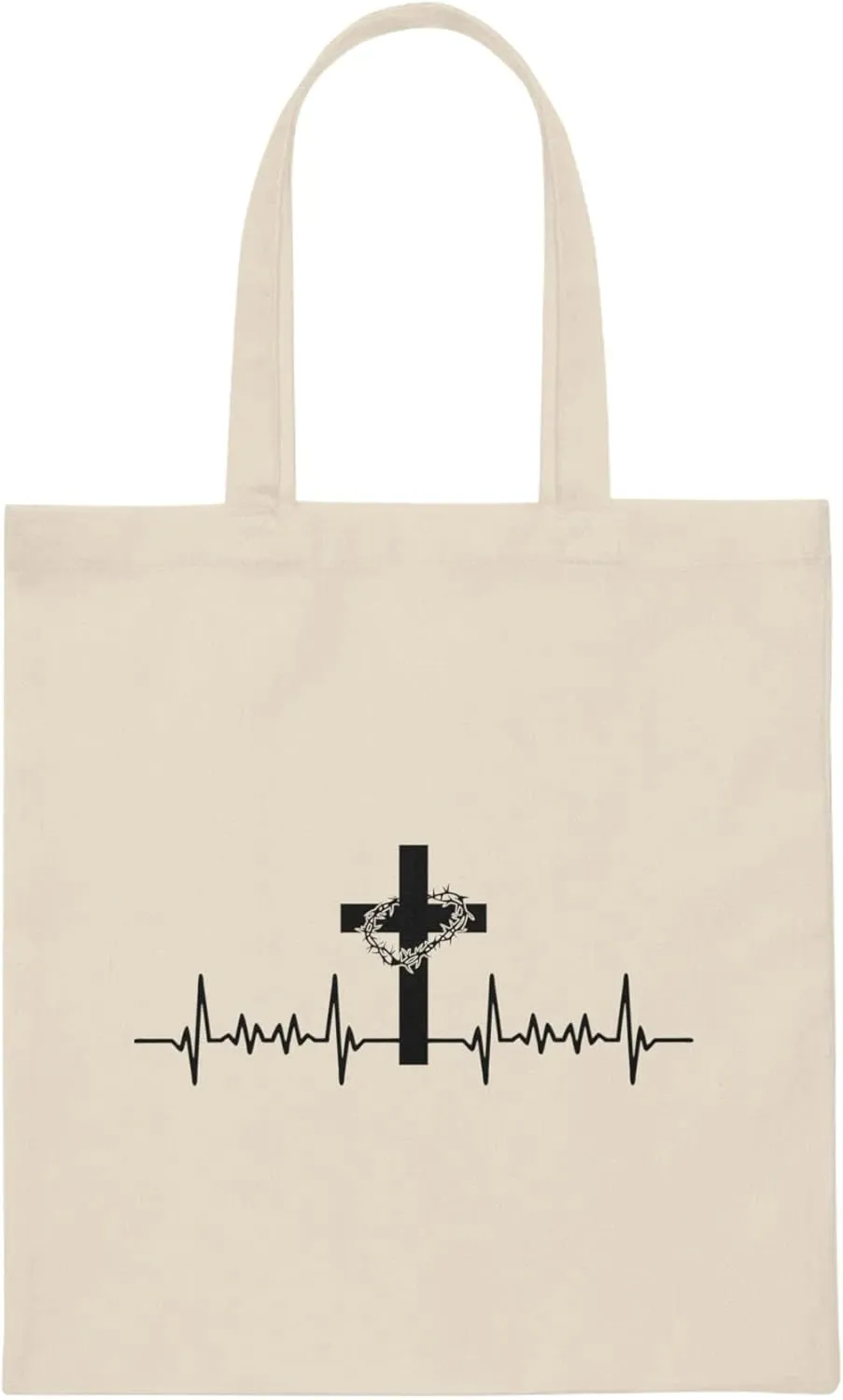 Novelty Christianity Cross Christianism Religious Devotee Hilarious Worshipping Worship Apostolic Evangelic Canvas Tote Bag