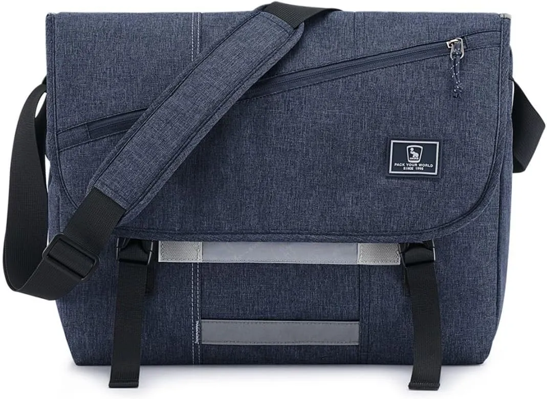 OIWAS Messenger Bag for Men, 15.6 Inch Laptop Crossbody Bags Women Casual Satchel Shoulder Bag College Travel Office Briefcase