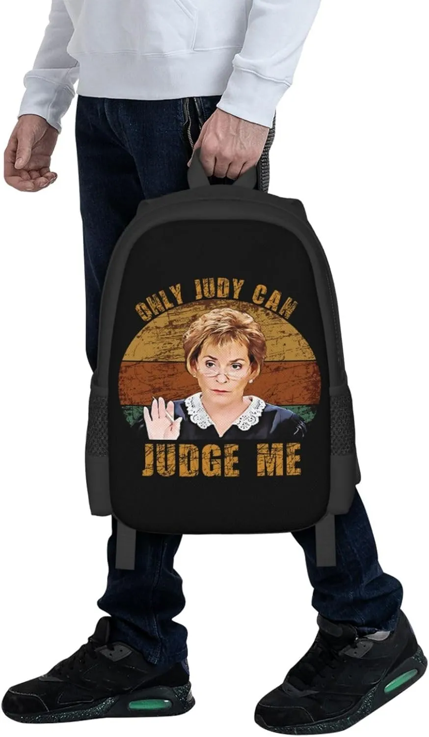 Only Judy Can Judge Me Backpack Lightweight Large Capacity Laptop Backpack Travel Backpacks for Unisex