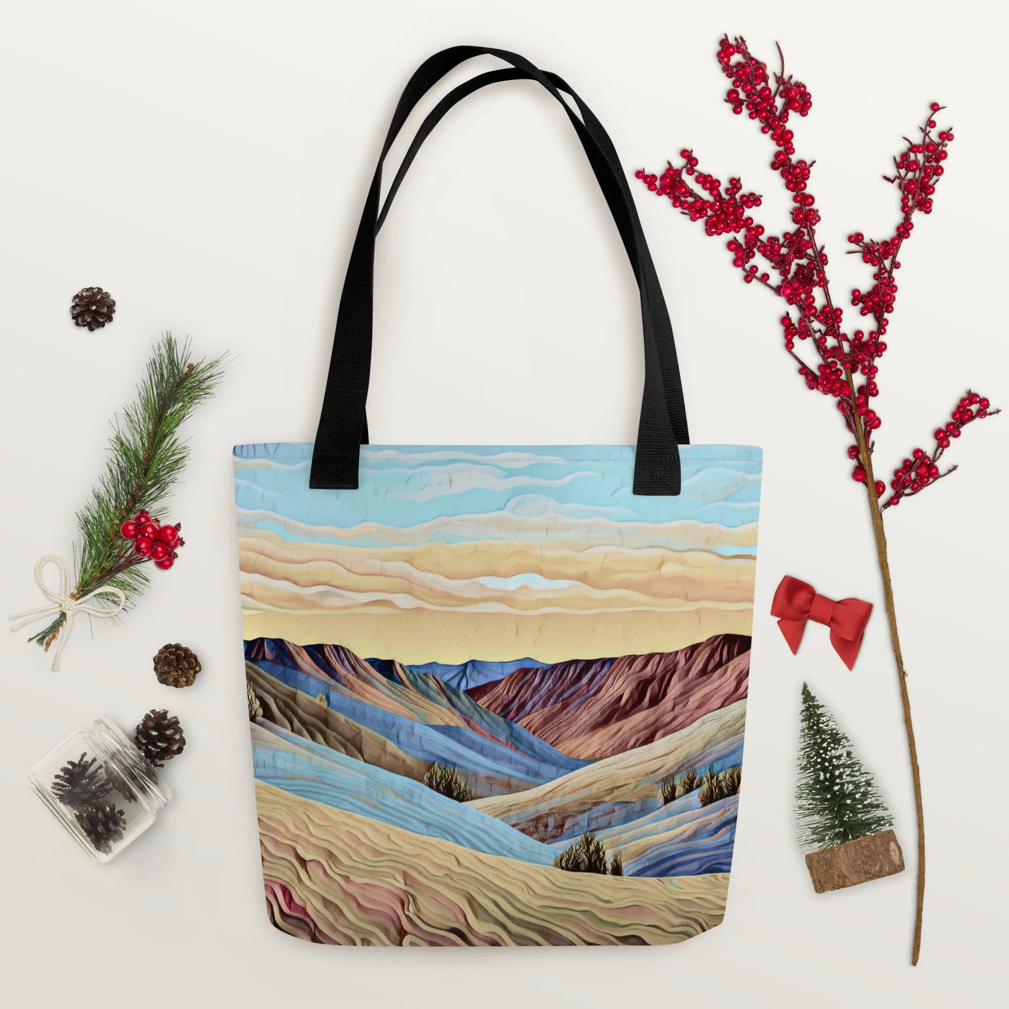 Painted Hills - Digital Art - Tote bag